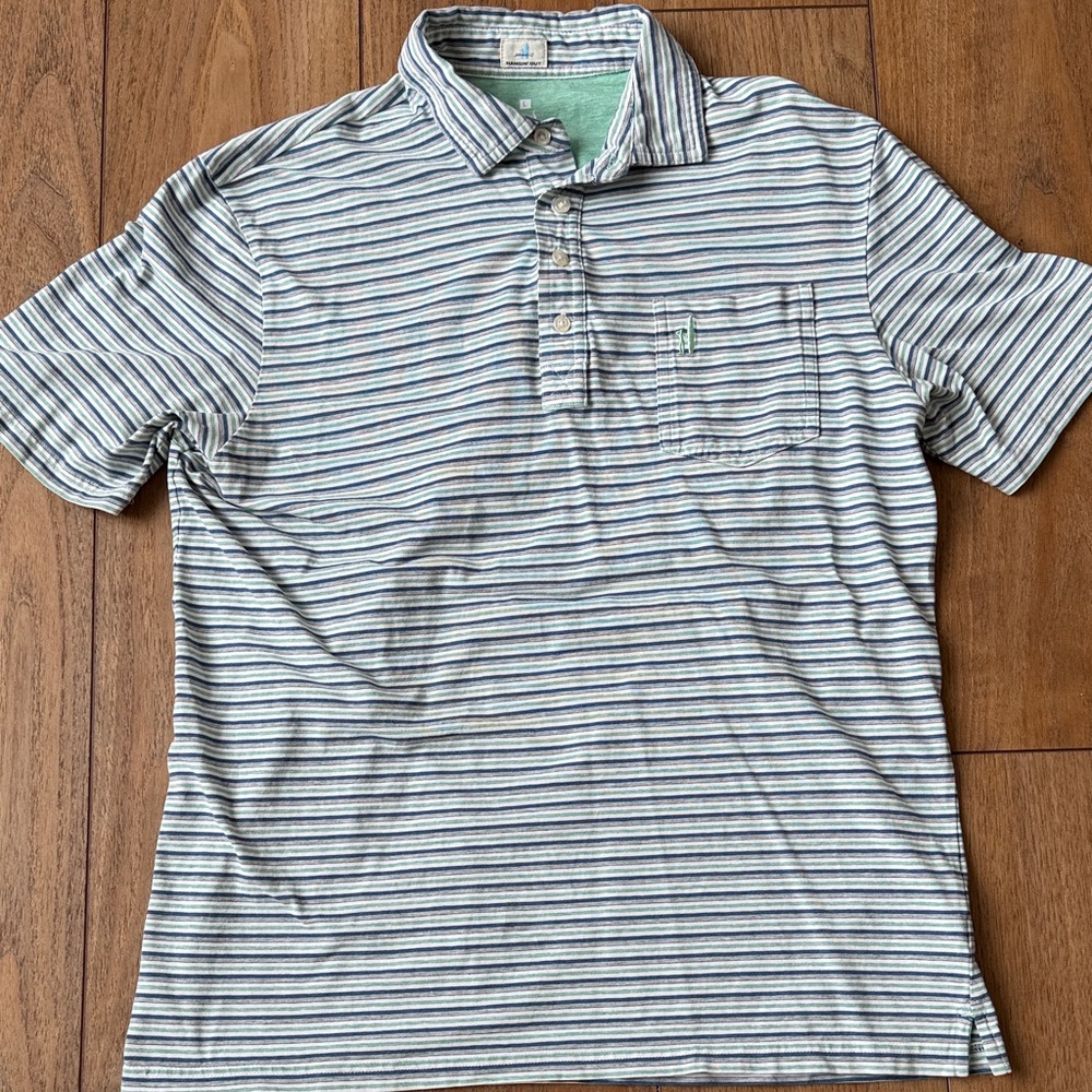 Johnnie-O Striped Polo